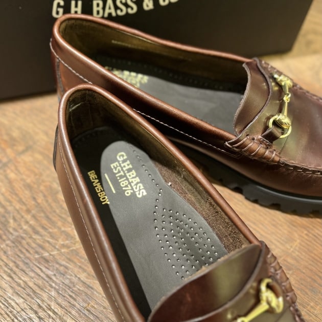 大特価 G.H パテントビットローファー BOY BEAMS × Bass ローファー