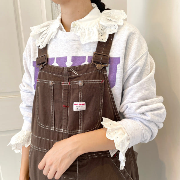 BEAMS BOY レッドオーバーオール BIG MAC body_E2QtHn.jpg