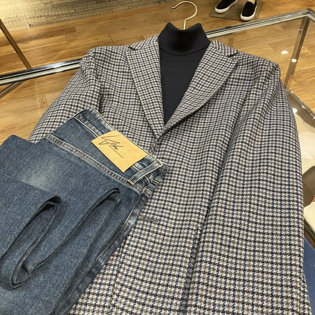 T-JACKET＞カラーハウンドトゥースジャケット｜ビームス 立川｜BEAMS