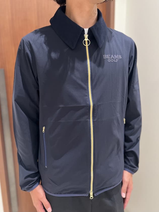 BEAMS GOLF ネイビー 中綿ウインドブレーカー　L 秋ゴルフのご準備は出来ていますか〜！？｜BEAMS GOLF（ビームス