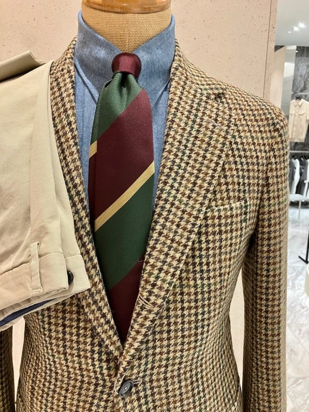 De Petrillo〉どこかで見かけた？モダンなガンクラブチェック