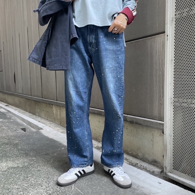 オアスロウ orSlow チノパン ビリージーン ブラック 黒 タック　M 待望のBLACK！〈orSlow〉BLACK MONROE PANTS CUSTOM ORDER