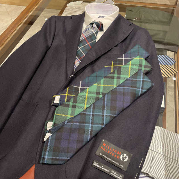 AD&C＞WOOL CHECK TIE｜ビームスF 新宿｜BEAMS