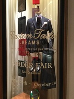 六本木 本日からのORDER FAIR（2017秋冬版CUSTOM TAILOR BEAMS）