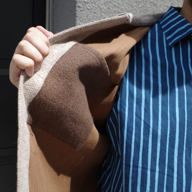 本間織布ヘリンボーン “French Court Work Jacket”｜fennica（フェニカ