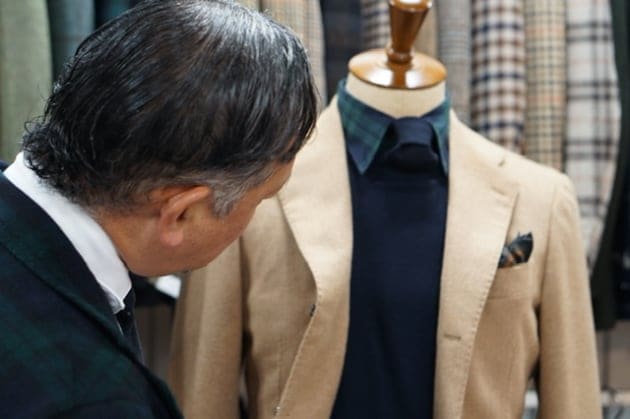 BEAMS F（ビームスF）GTA / HERRICK コットンツイル サイド
