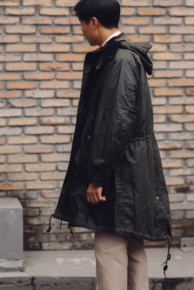 Barbour Heritage+ミリタリー フィッシュテール black Barbour Heritage+ミリタリー フィッシュテール black - メルカリ