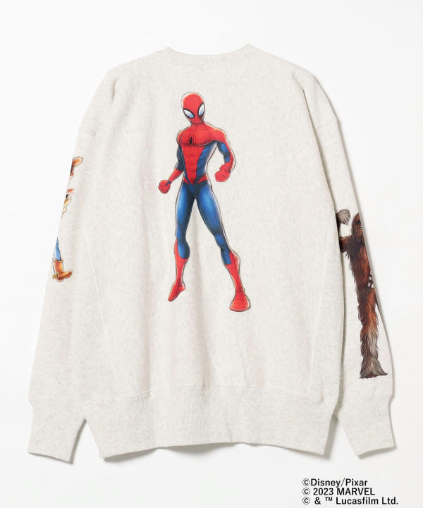 美品　ミッキー・ミニー・スパイダーマン スウェット 美品 ミッキー・ミニー・スパイダーマン スウェット 美品