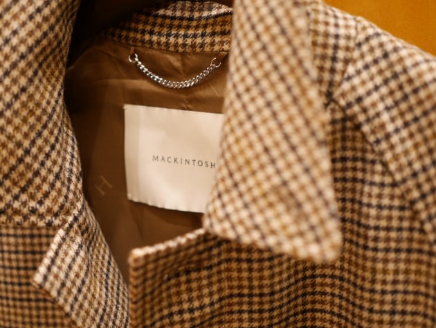 気になる＜MACKINTOSH＞のガンクラブコート