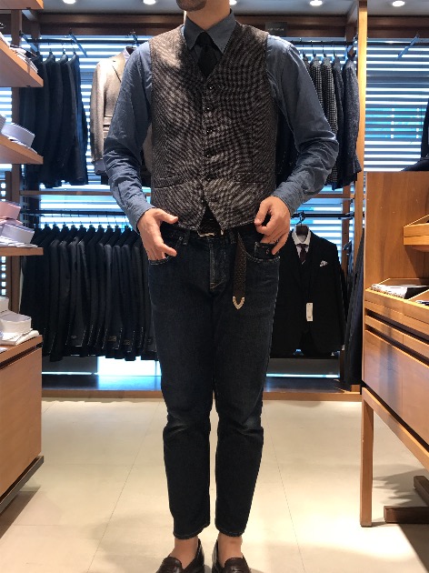 LARDINI ベスト　ジレ　三点セット