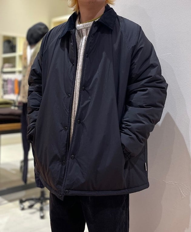 UNIVERSAL OVERALL × B:MING by BEAMS / 別注 中綿 コーチジャケット-