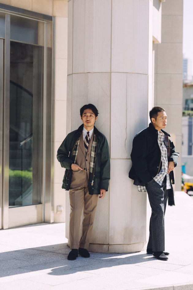 【別注】Barbour × BEAMS F SINGLE BREASTEDコート Barbour Beams Barbour Single Breasted Coat 別注】Barbour × BEAMS F