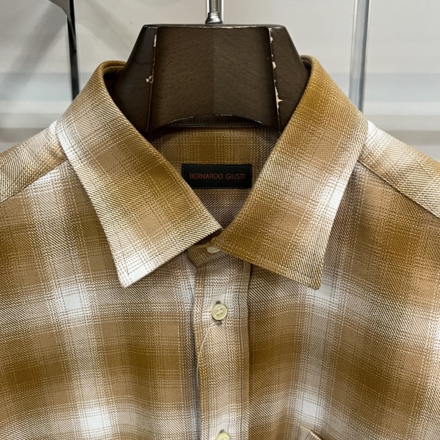 BERNARDO GIUSTI〉ombre plaid shirts ｜ビームスF