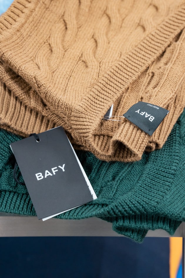 BAFY × BEAMS F＞ケーブルニットベスト｜ビームス ハウス メン 横浜｜BEAMS