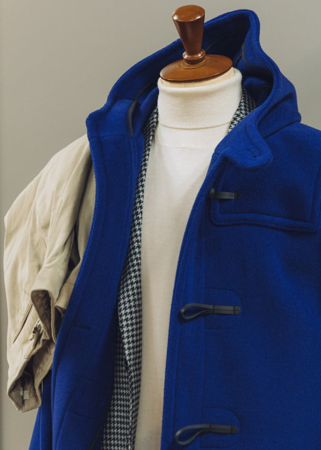 【未使用】INVERTERE ビームスF別注 ヘリンボーン ダッフルコート BEAMS F（ビームスF）【別注】INVERTERE / ヘリンボーン