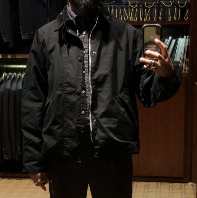 Barbour × BEAMS F / 別注 TRANSPORT ウォッシュド身幅67