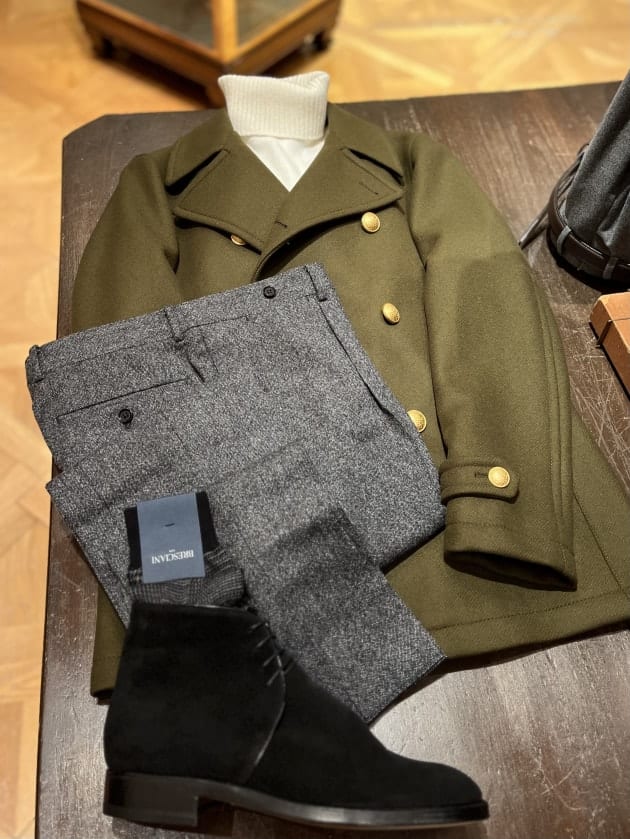 新品タグ付き】TAGLIATORE × BEAMS F別注/CHARLIE ロング