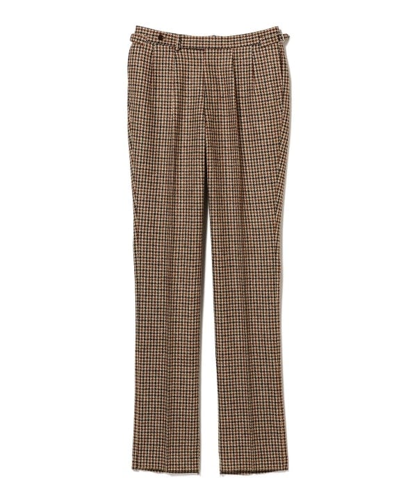 BEAMS F〉tweed gun club plaid pants｜ビームスF／インターナショナル