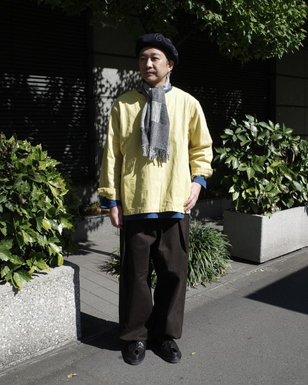 fennicaの、渋木染めシャツと泥染めパンツ｜fennica（フェニカ）｜BEAMS