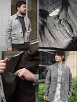 fennica（フェニカ）fennica / 墨染め French work Court Jacket