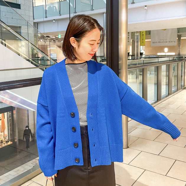 CINOH demi-luxe beams 別注　オーバーサイズカーディガン CINOH × Demi-luxe BEAMS オーバーサイズカーディガン