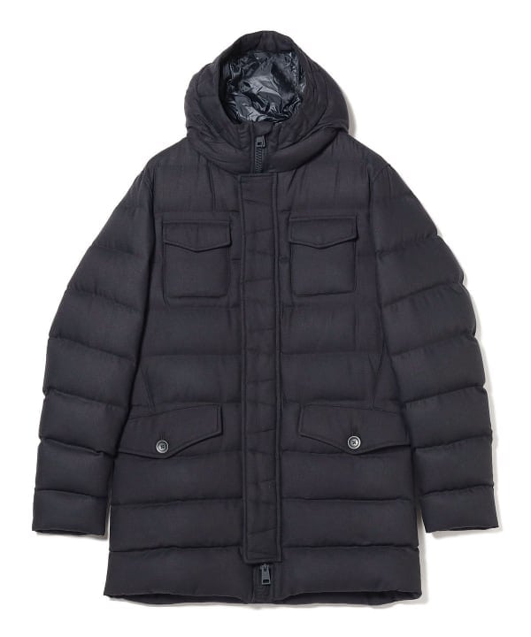 BEAMS F（ビームスF）HERNO / POLAR TECH 4ポケットフードダウン