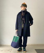 BEAMS PLUS（ビームス プラス）Bal Collar Coat Harris Tweed（コート