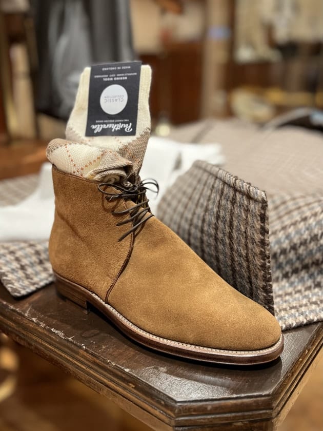 モダンなガンクラブチェック。〈TAGLIATORE〉｜ビームス ハウス 六本木