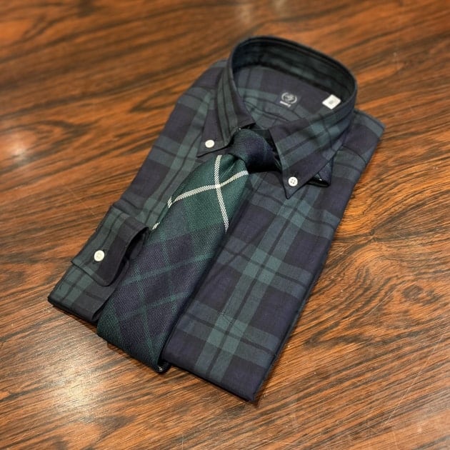 JOHN COMFORT〉wool tartan tie｜ビームスF／インターナショナル