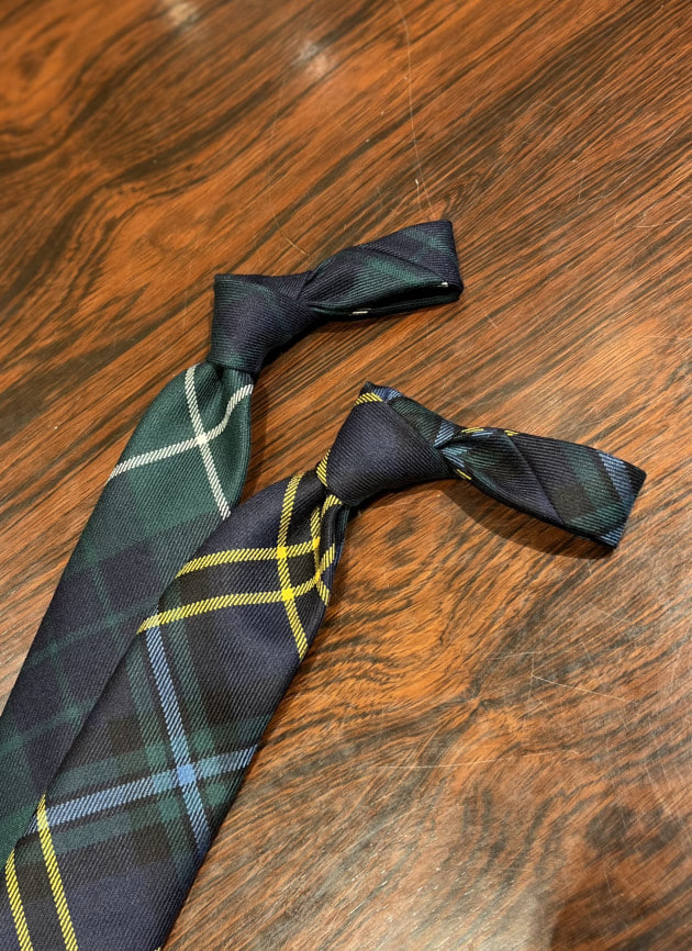 JOHN COMFORT〉wool tartan tie｜ビームスF／インターナショナル