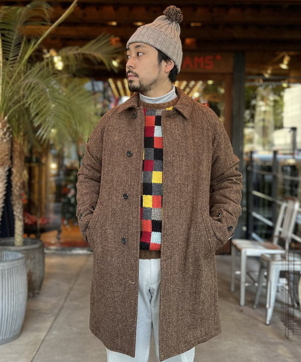 定番の高機能Harris Tweed Coat｜BEAMS PLUS（ビームス プラス）｜BEAMS