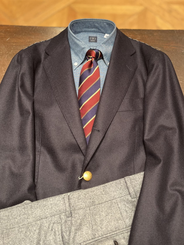 お手頃なNAVYブレザー。〈BEAMS F〉｜ビームス ハウス 六本木｜BEAMS