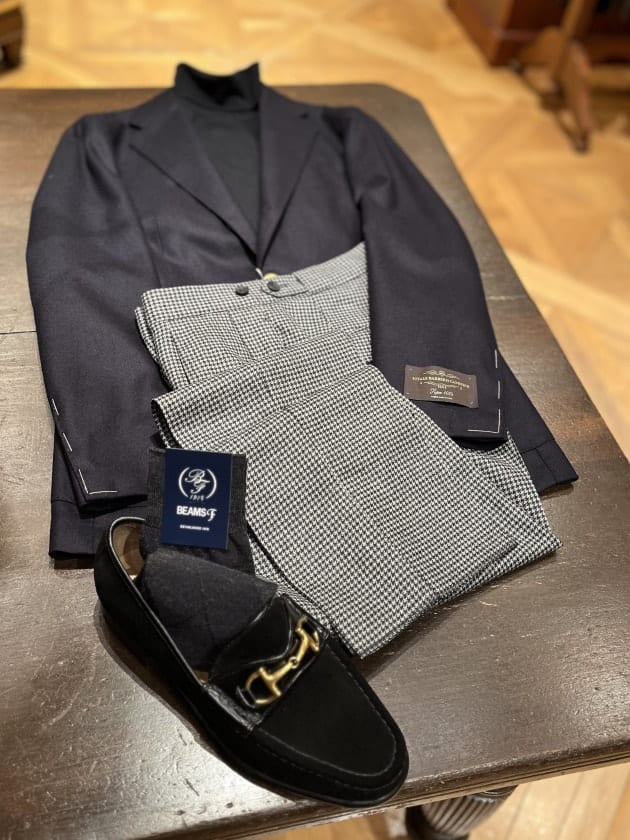 お手頃なNAVYブレザー。〈BEAMS F〉｜ビームス ハウス 六本木｜BEAMS