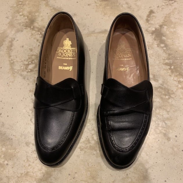 BEAMS + 27mm Mサイズ Horween Chromexce 茶芯 黒 購入品のご紹介【CROCKETT&JONES BRIMSTONE】｜ビームス 静岡｜BEAMS