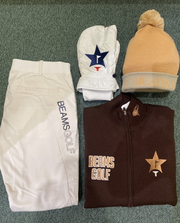 BEAMS GOLF ビームスゴルフ　防風ニットブルゾン サイズL BEAMS GOLF ビームスゴルフ 防風ニットブルゾン サイズL 【公式通販】