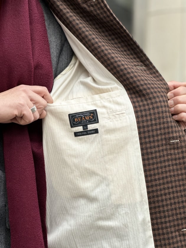 ⭐︎新品タグ付き！ビームス/ステンカラーハーフコートM マチガイナイ ハーフコートと、つい最近出かけたマチガイナイ スポット