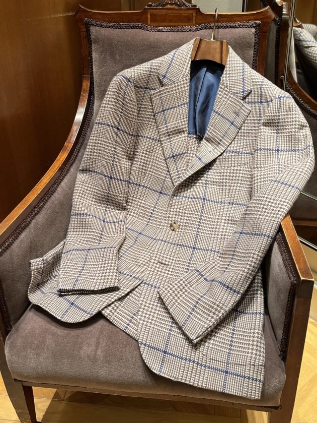 Stile Latino グレー系チェックジャケット&パンツセット　サイズ48 STILE LATINO（スティレ ラティーノ）｜STILE LATINO（スティレ