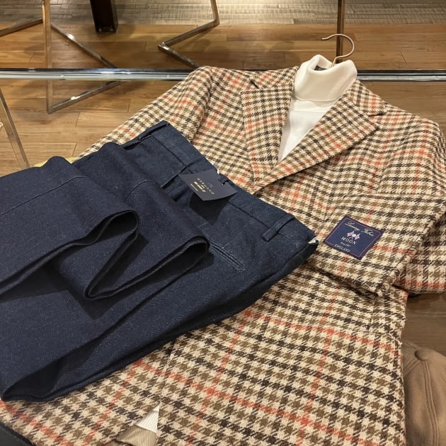 【新品】GTA　BEAMS別注　2p　コットンポプリン　ブルー　46　春夏 GTA＞HERRICK 別注モデル｜待望の復活｜ビームスF 新宿｜BEAMS