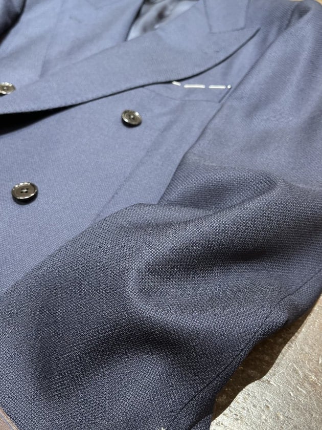 期間限定SALE⭐️Ernesto×BEAMS ネイビー チェックジャケット ernesto