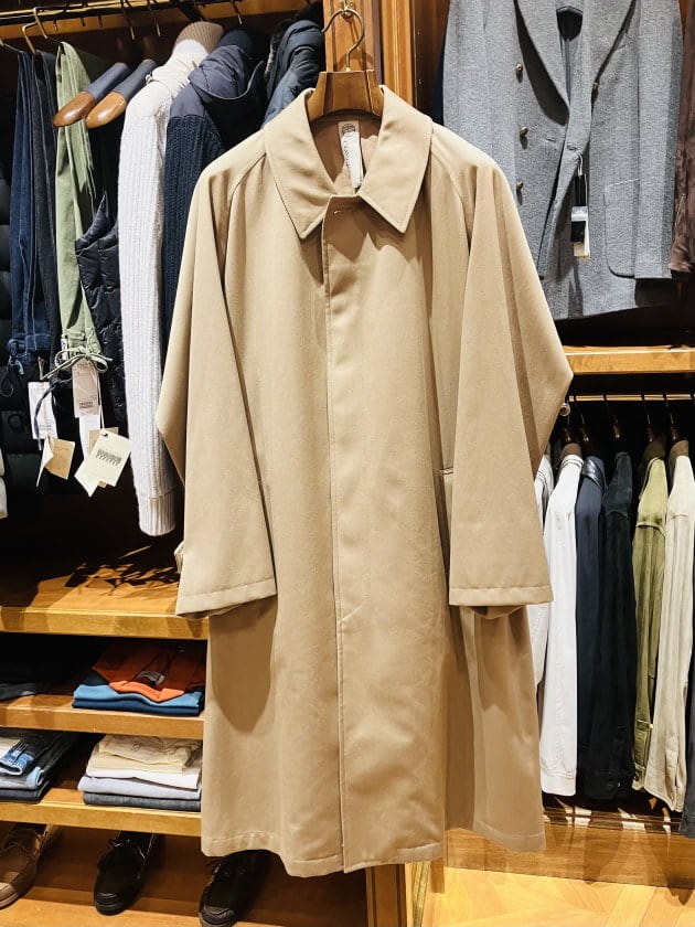 CONCETTO × BEAMS F / 別注 ウールコットン バルカラーコートのご紹介