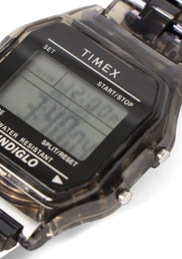 腕時計(デジタル)NEEDLES×TIMEX / 別注 Classic Digital BLACK ...