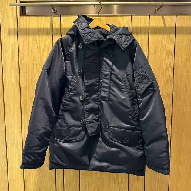 BEAMS PLUS / タイプ N-3B ダウン　サイズXL Beams Plus MIL Type N-3B Down Jacket - Black | Garmentory