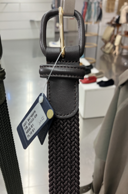 24SS＜Anderson's＞別注ラバーメッシュベルト｜BEAMS F