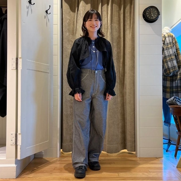 春はワークに！シャンブレー ペインター パンツを着回し