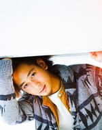 厚手のカーディガンを羽織りたい。