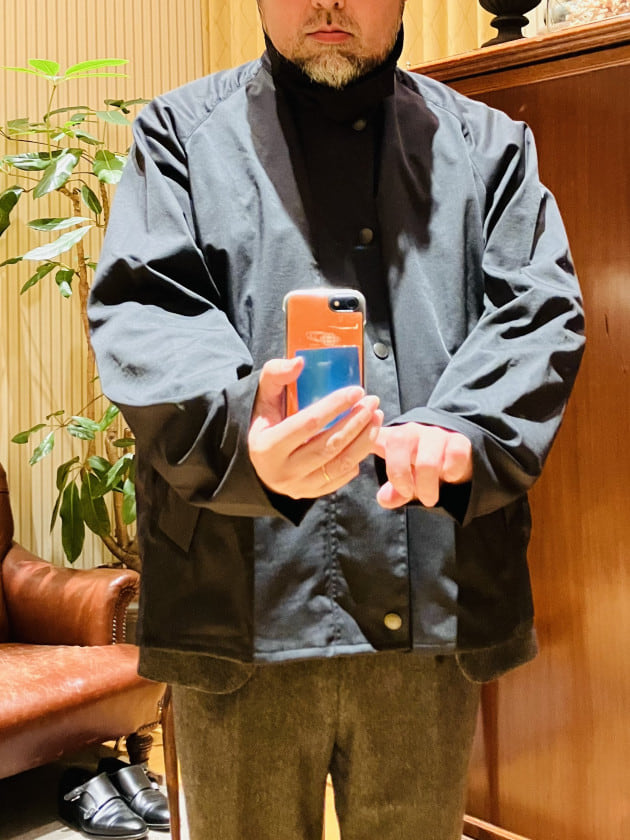 希少)beamF別注barbour ソラーロ 玉虫色 クラシックフィット