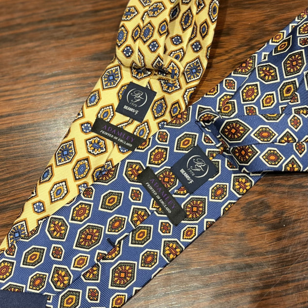 BEAMS F〉ADAMLEY printed ties｜ビームスF／インターナショナルギャラリー ビームス｜BEAMS