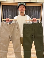 〈171cmがサイズ比較〉ベストセラーパンツ「ストレッチテーパードチノ」