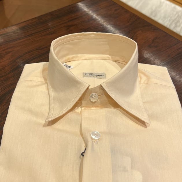 ERRICO FORMICOLA〉solid regular collar shirts ｜ビームスF