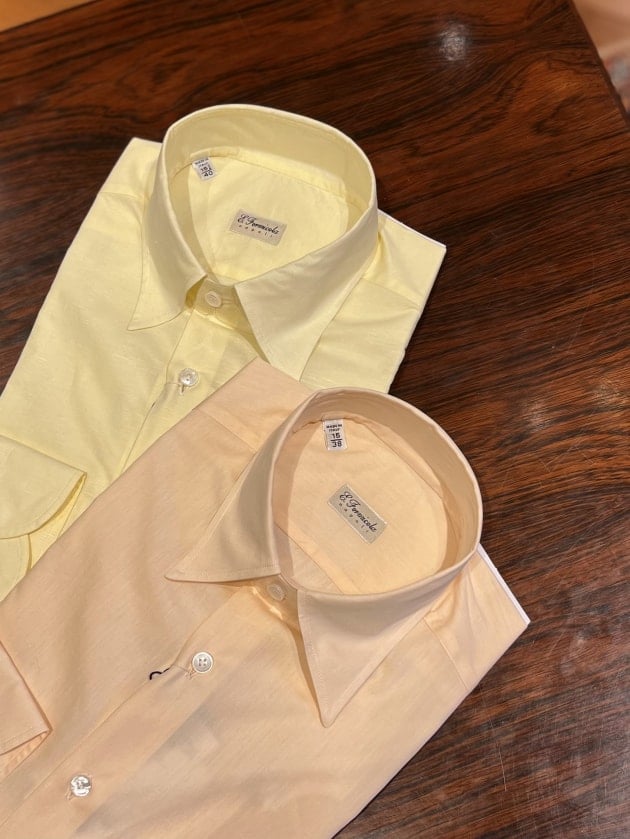 ERRICO FORMICOLA〉solid regular collar shirts ｜ビームスF